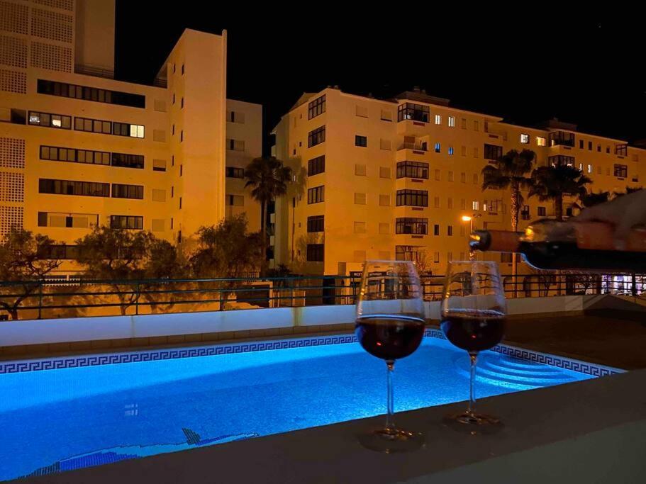 Luxury Modern Beach Apartment Quarteira Esterno foto
